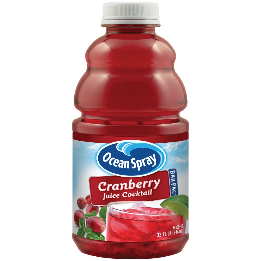 slide 1 of 1, Ocean Spray Cranberry Fruit Mixers, 1 liter