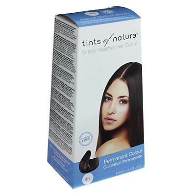 slide 1 of 1, Tints of Nature Permanent Hair Colour - 4N Natural Medium Brown , 1 ct