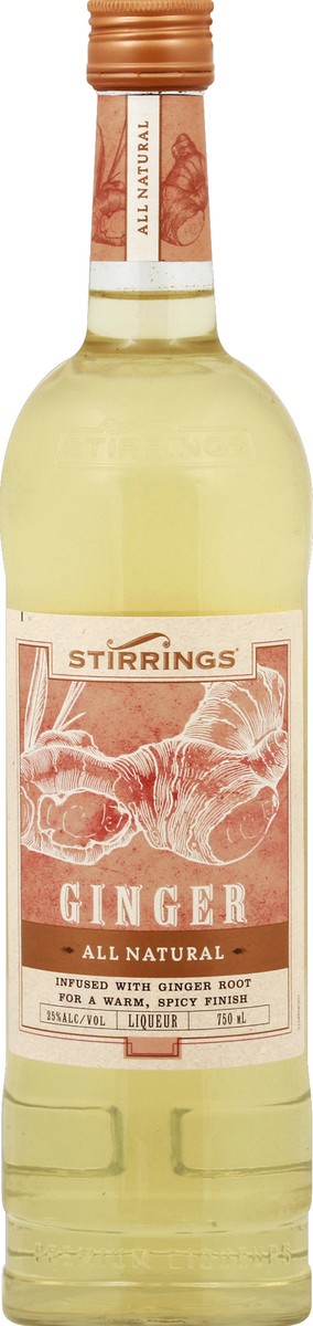 slide 3 of 6, Stirrings Stirring Ginger All Natural Liqueur, 750 ml