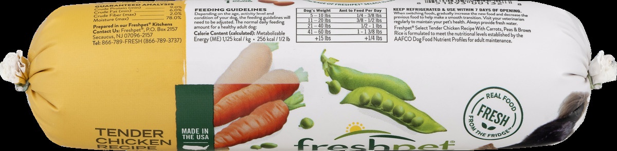 slide 5 of 9, Freshpet Select Tender Chicken Recipe Refrigerated Adult Dog Food, 1 lb
