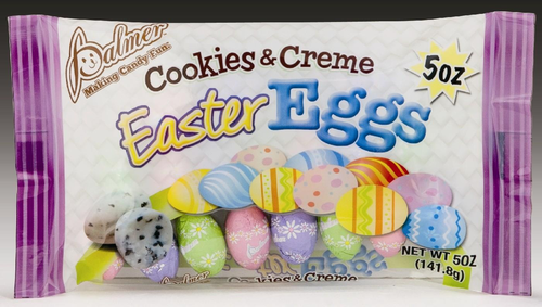 slide 1 of 5, Palmer Easter Eggs, Cookies & Cream, 5 oz