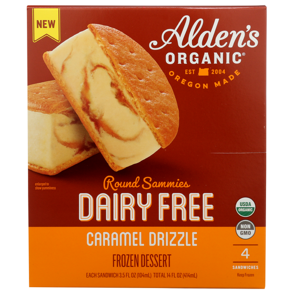 slide 1 of 1, Alden's Ice Cream Caramel, 14 oz