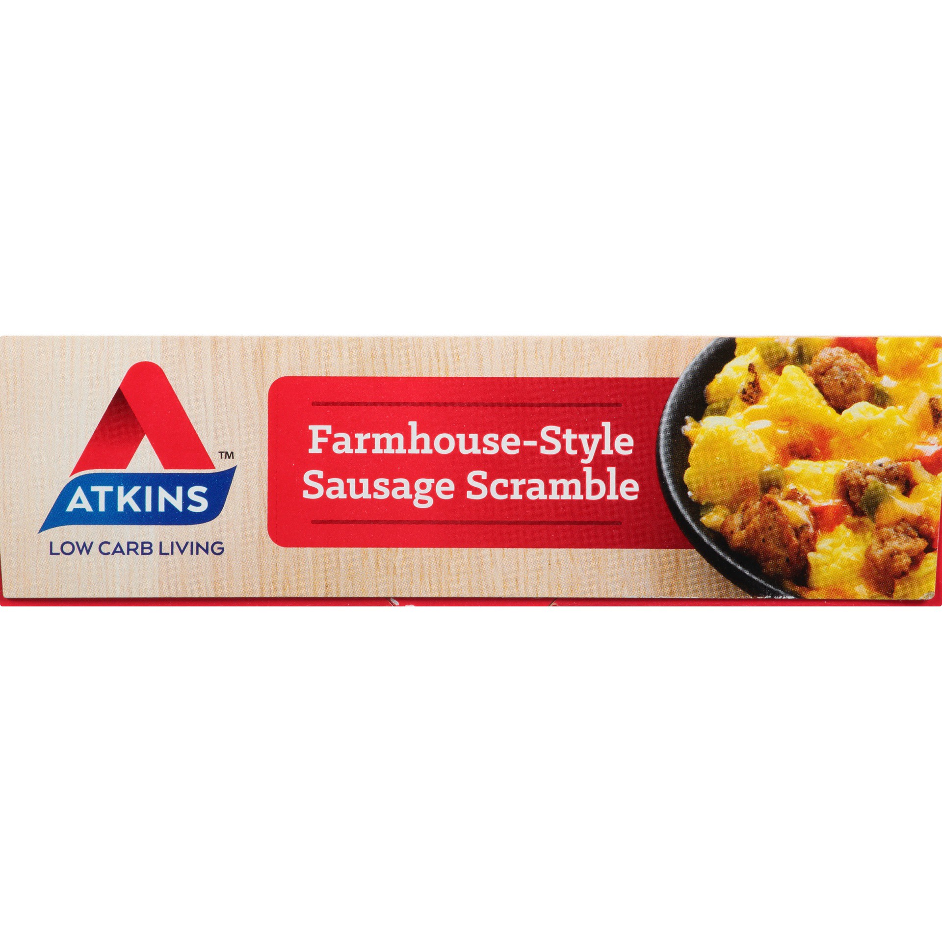 slide 4 of 8, Atkins Sausage Scramble, 7 oz