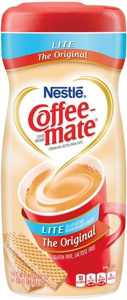 slide 1 of 3, Coffee mate Coffee Creamer, The Original, Lite, 16 oz