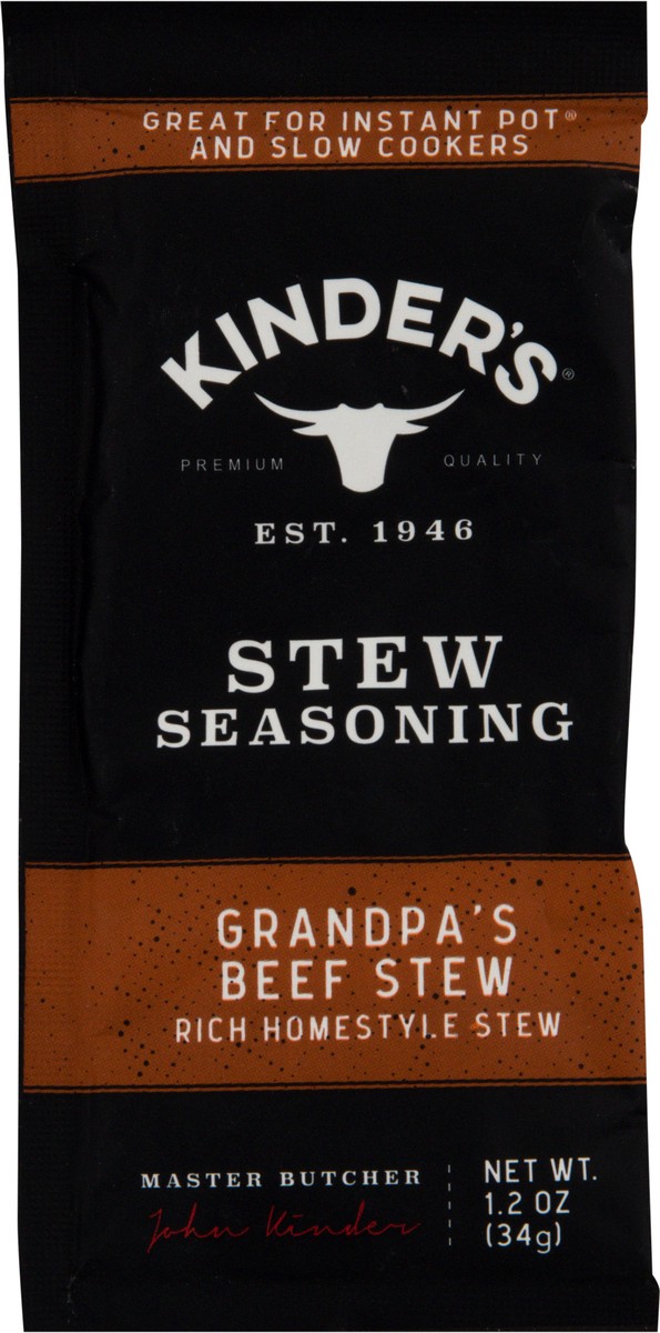 slide 9 of 9, Kinder's Grandpa's Beef Stew Seasoning Mix 1.2 oz, 1.2 oz