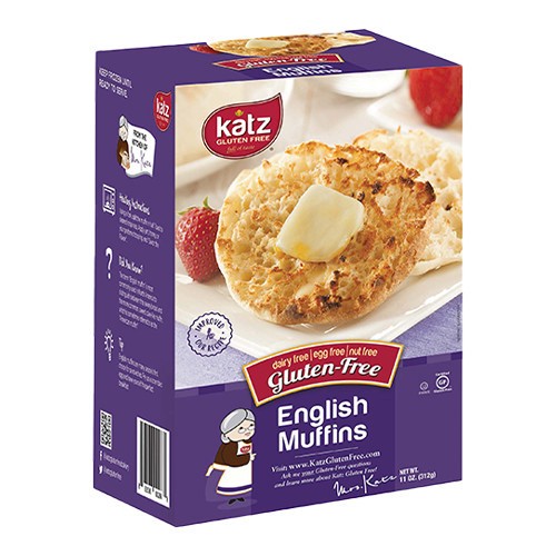 slide 1 of 4, Katz English Muffins, 1 ct