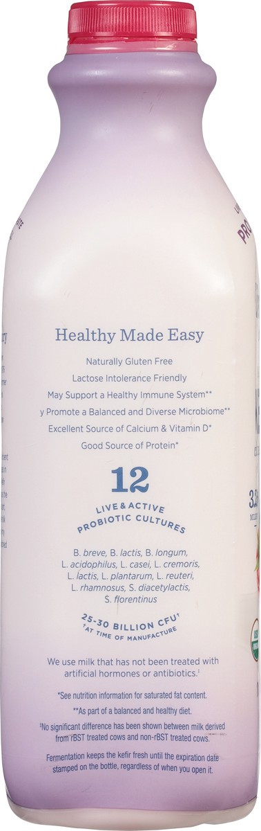 slide 5 of 9, Lifeway Berries Kefir Low Fat Cultured Milk, 32 fl oz