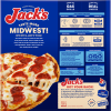 slide 3 of 22, Jack's Original Thin Crust Pepperoni Frozen Pizza (Pack of 3), 43.1 oz