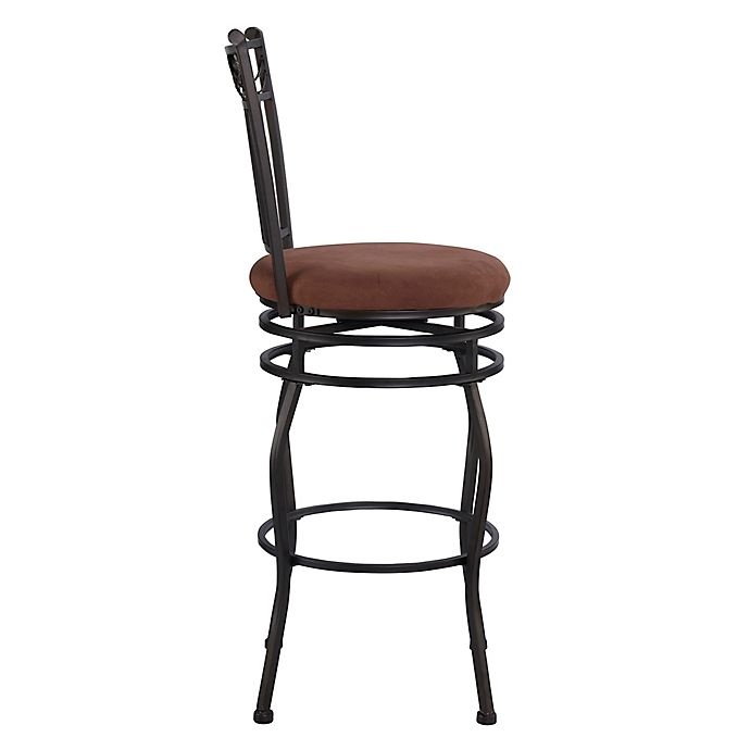 slide 4 of 6, Linon Home Preston Counter Stool, 24 in