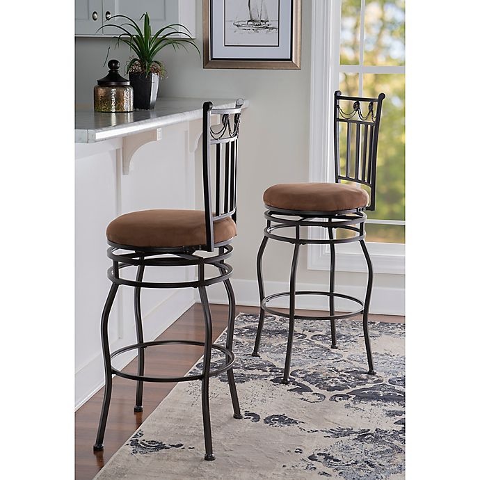 slide 5 of 6, Linon Home Preston Counter Stool, 24 in