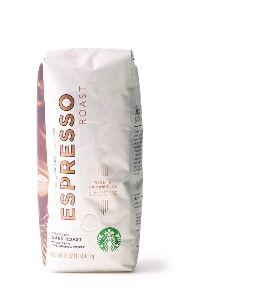 slide 1 of 4, Starbucks Expresso Dark Roast Whole Bean Coffee - 16 oz, 16 oz