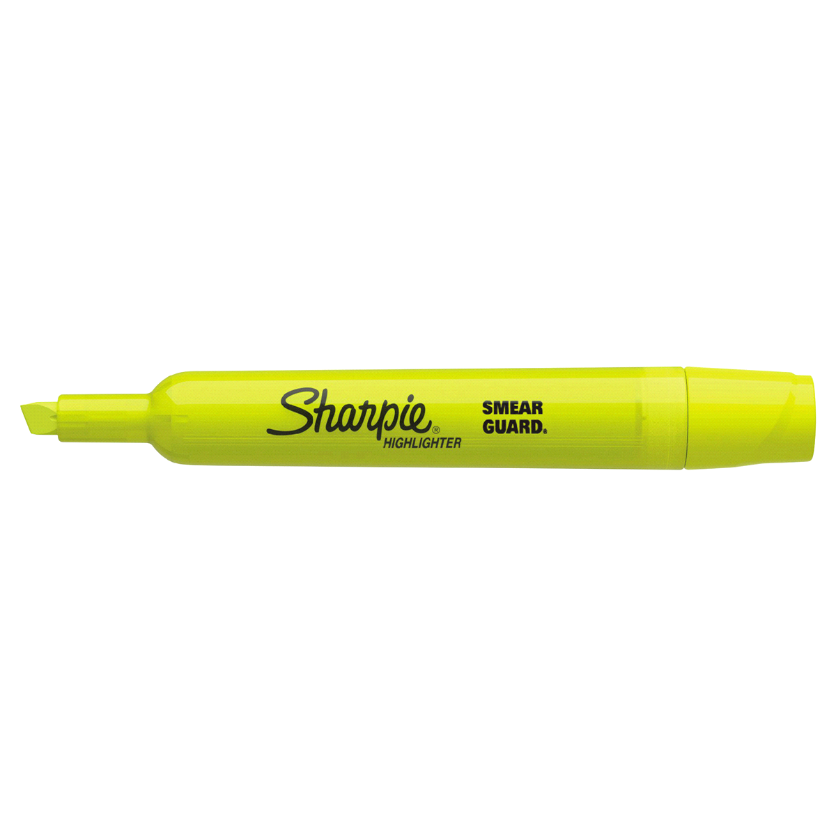 slide 2 of 6, Sharpie Tank Style Highlighters, Chisel Tip, Fluorescent Yellow, 4 ct