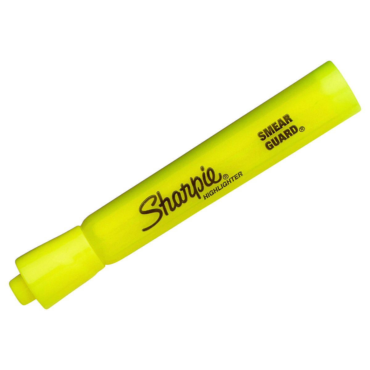 slide 6 of 6, Sharpie Tank Style Highlighters, Chisel Tip, Fluorescent Yellow, 4 ct