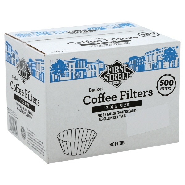 slide 1 of 1, First Street Ambiance 13X5 Coffee Filters - 500 ct, 500 ct