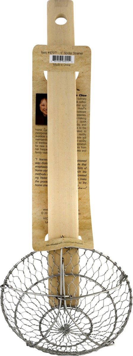 slide 7 of 11, Helen's Asian Kitchen 5 Inch The Spider Wire Strainer 1 ea, 1 ct