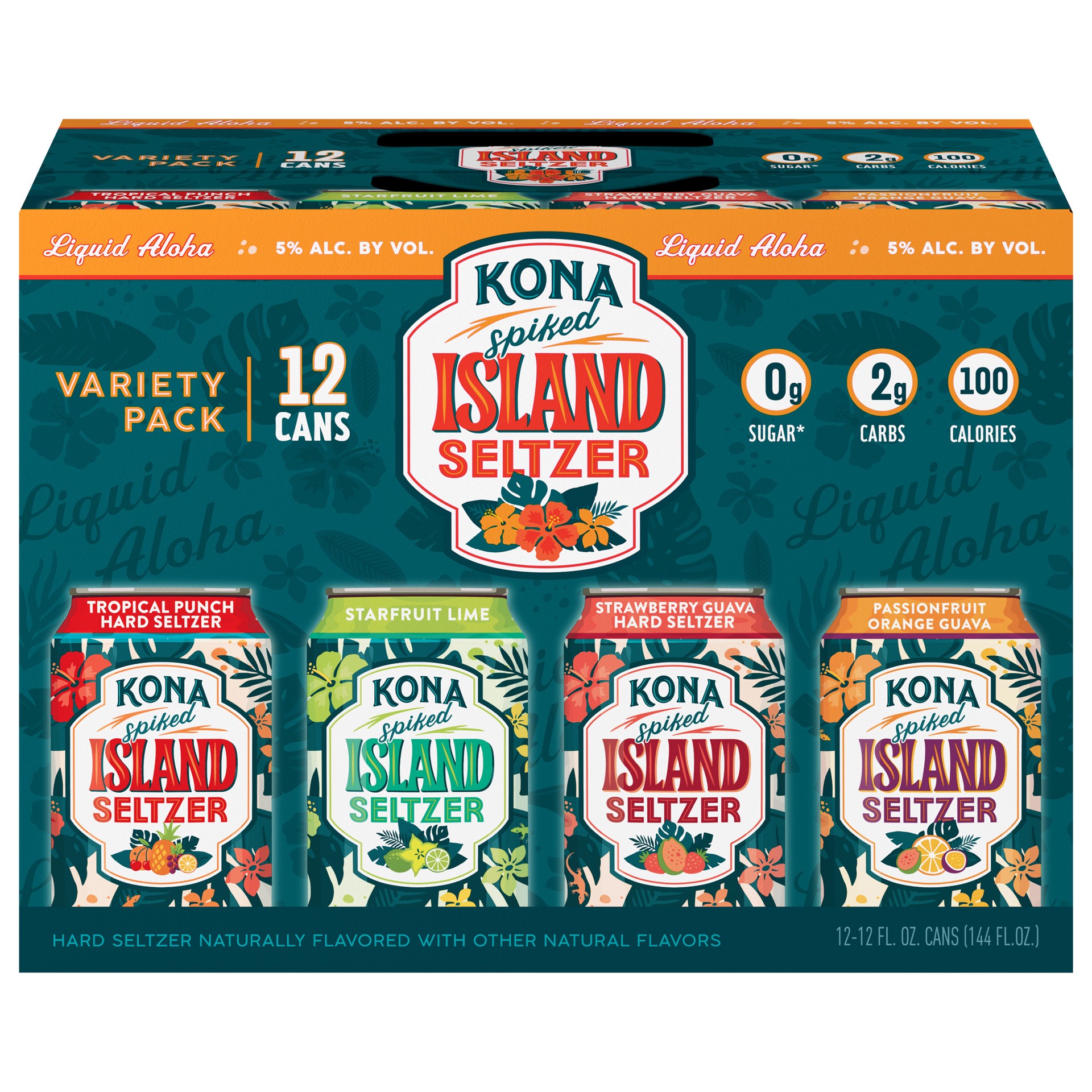 slide 3 of 4, Kona Brewing Co. Hard Seltzer, 12 ct; 12 oz