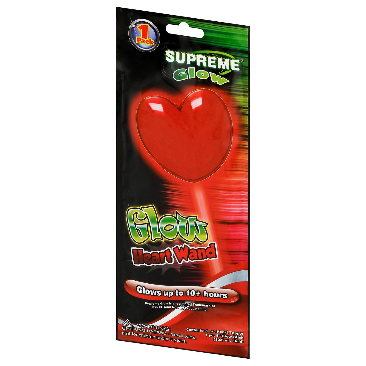 slide 8 of 9, Supreme Heart Glow Wand Halloween, 1 ct