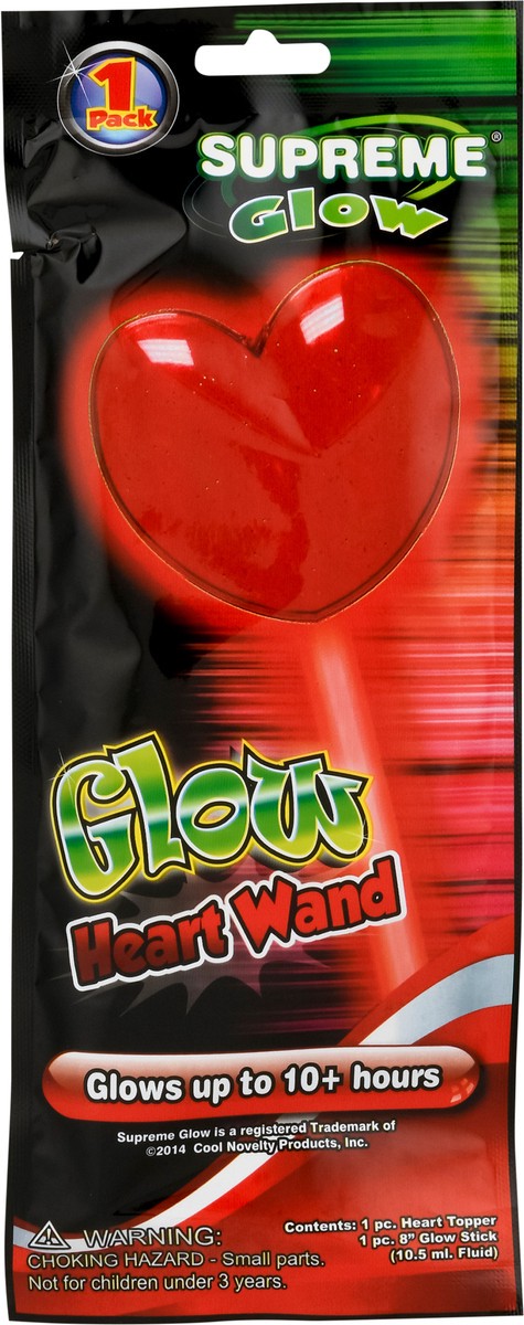 slide 2 of 9, Supreme Heart Glow Wand Halloween, 1 ct