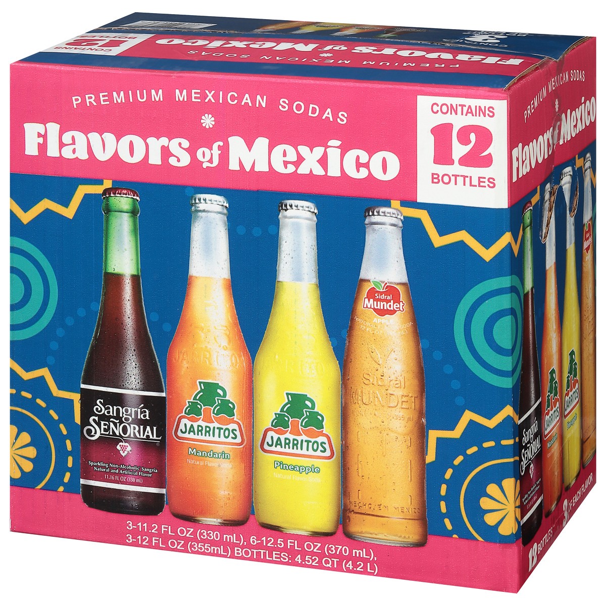 slide 4 of 9, Jarritos Premium Mexican Sodas 12 Bottles - 12 ct, 12 ct; 12 oz
