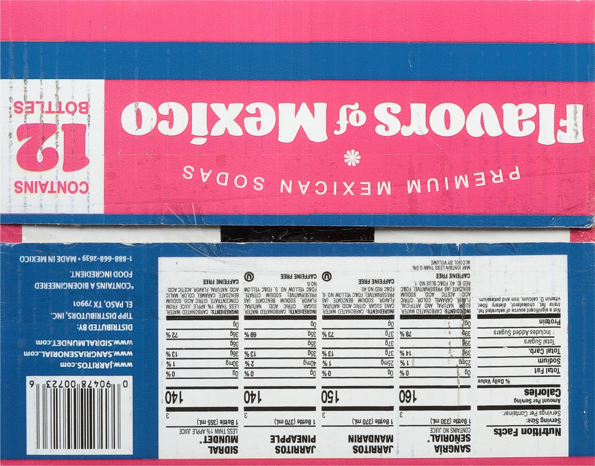 slide 6 of 9, Jarritos Premium Mexican Sodas 12 Bottles - 12 ct, 12 ct; 12 oz