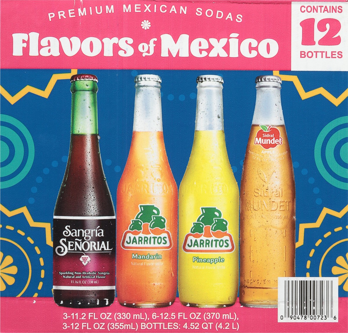 slide 3 of 9, Jarritos Premium Mexican Sodas 12 Bottles - 12 ct, 12 ct; 12 oz
