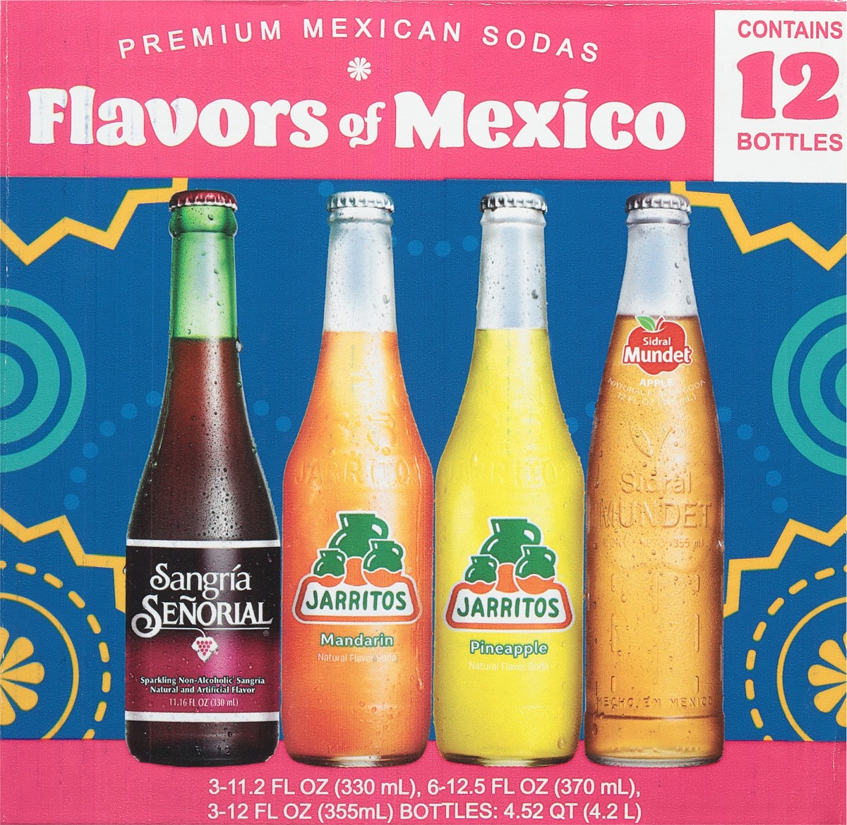 slide 2 of 9, Jarritos Premium Mexican Sodas 12 Bottles - 12 ct, 12 ct; 12 oz