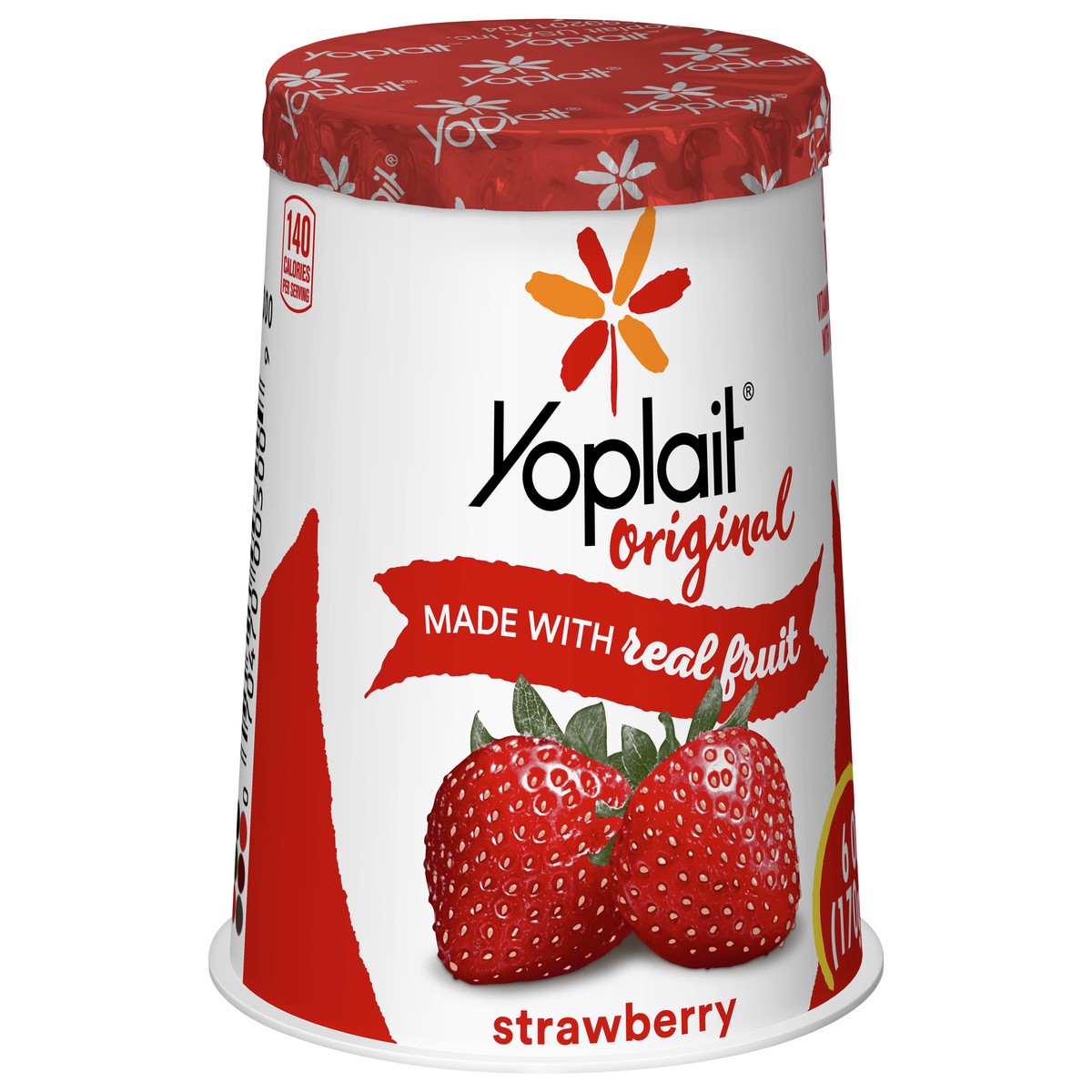 slide 2 of 9, Yoplait Original Strawberry Low Fat Yogurt, 6 OZ Yogurt Cup, 6 oz