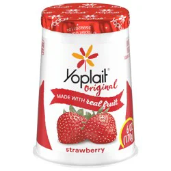 Yoplait Original Strawberry Low Fat Yogurt, 6 oz Yogurt Cup