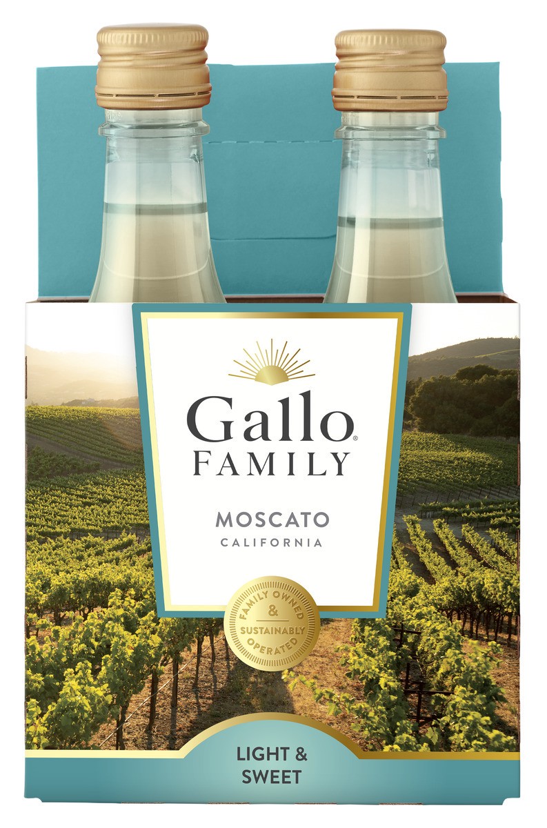 slide 1 of 4, Gallo Family Vineyards White Wine, 187 ml