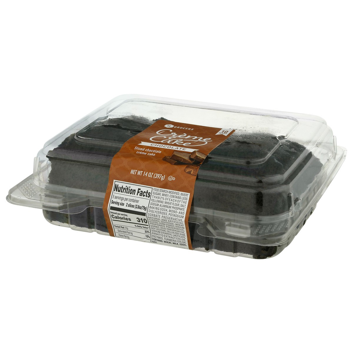slide 3 of 13, Se Grocers Slcd Choc Crmck Loaf, 14 oz