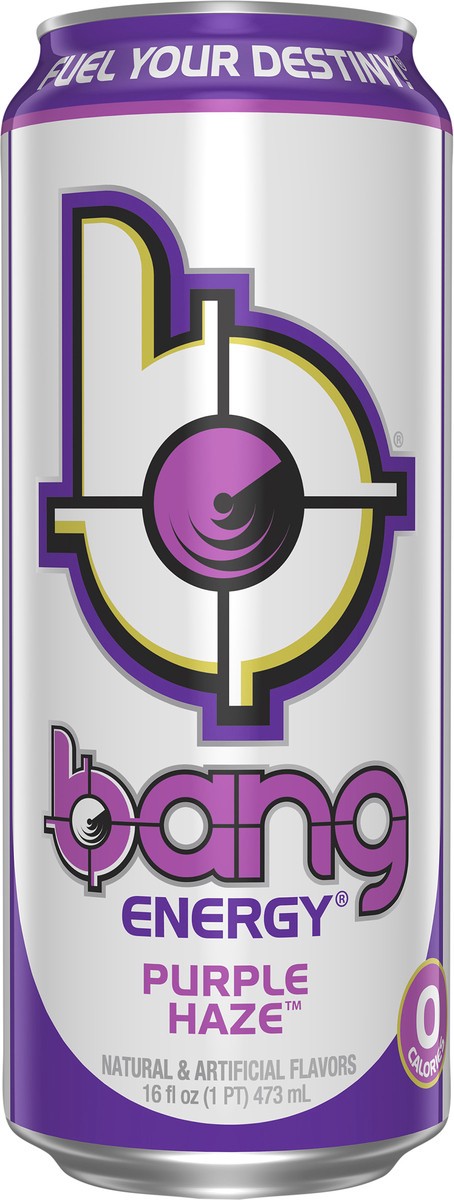 slide 7 of 8, Bang Purple Haze Energy Drink 16 fl oz, 16 fl oz