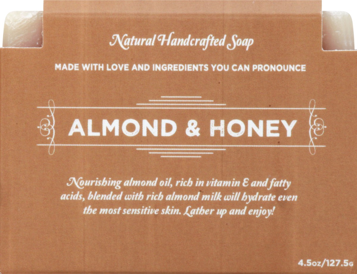 slide 1 of 12, Kuhdoo Handcrafted Natural Almond & Honey Soap 4.5 oz, 4.5 oz