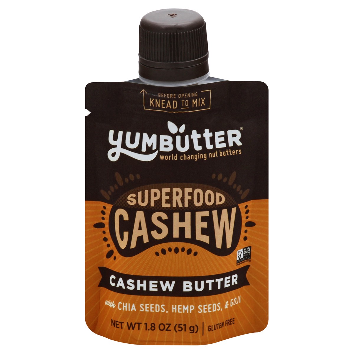 slide 13 of 13, YumButter Superfood Cashew Cashew Butter 1.8 oz, 1.8 oz