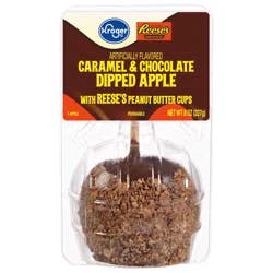 Kroger® Caramel & Chocolate Dipped Apple with Reese's Peanut Butter Cups