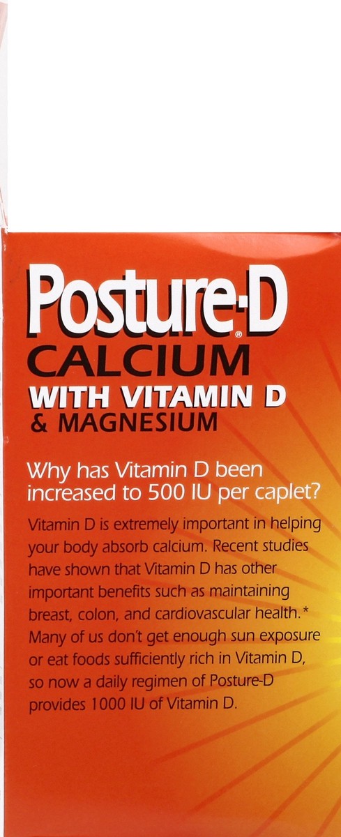 slide 2 of 6, Posture D Calcium 60 ea, 60 ct