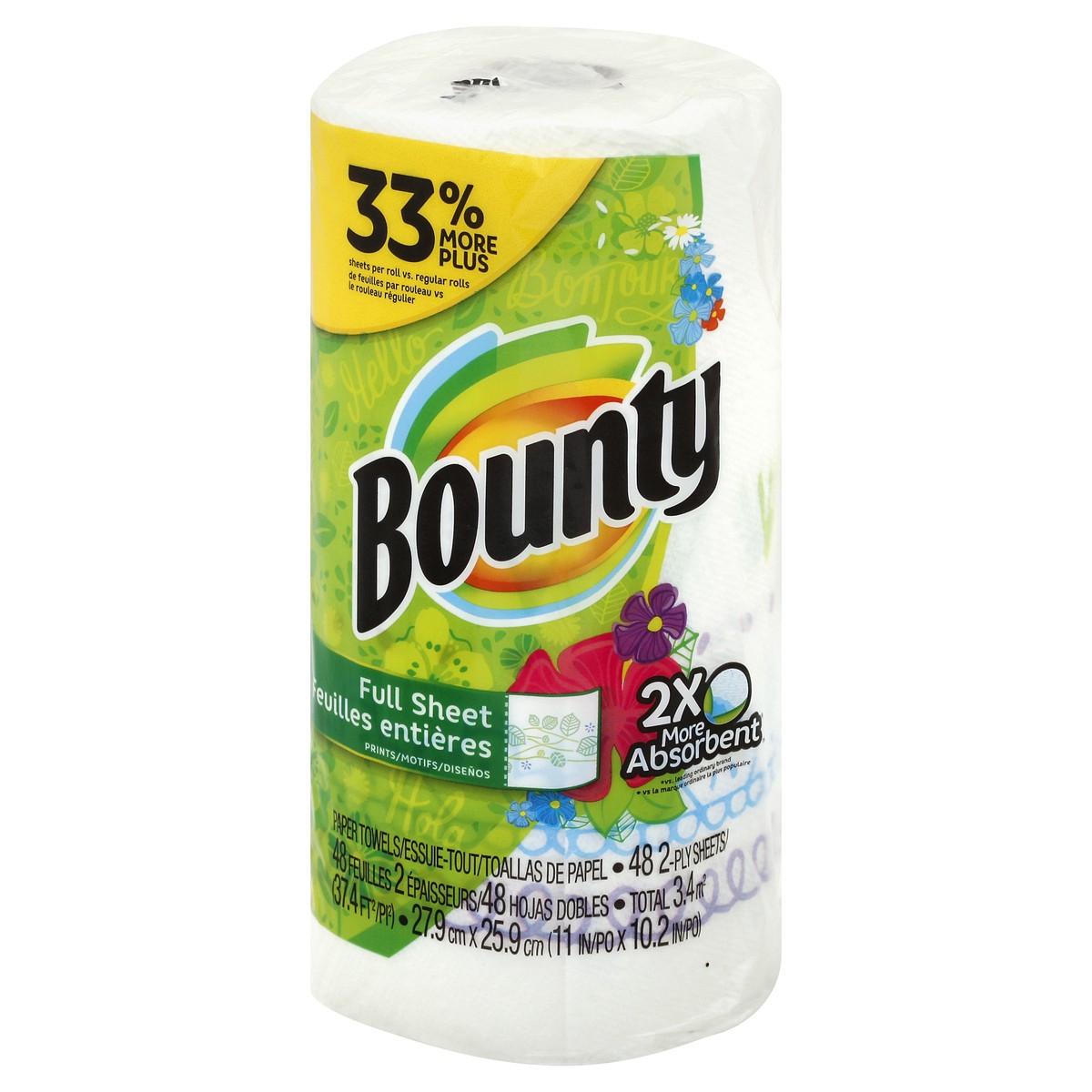 slide 1 of 8, Bounty Paper Towels 1 ea, 1 ct