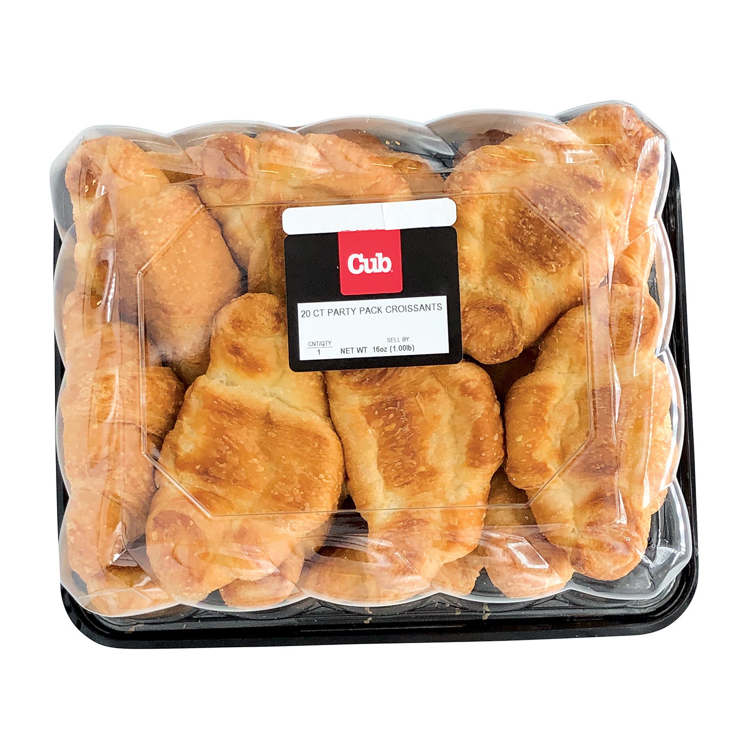 slide 1 of 1, Cub Store Brand 20Ct Mini Croissants, 20 ct