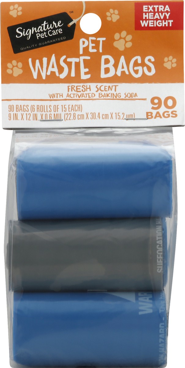 slide 6 of 9, Signature Pet Care Fresh Scent Pet Waste Bag 6.0 ea, 