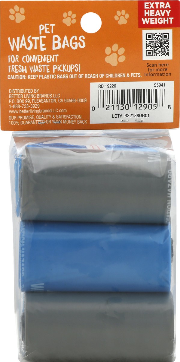 slide 4 of 9, Signature Pet Care Fresh Scent Pet Waste Bag 6.0 ea, 