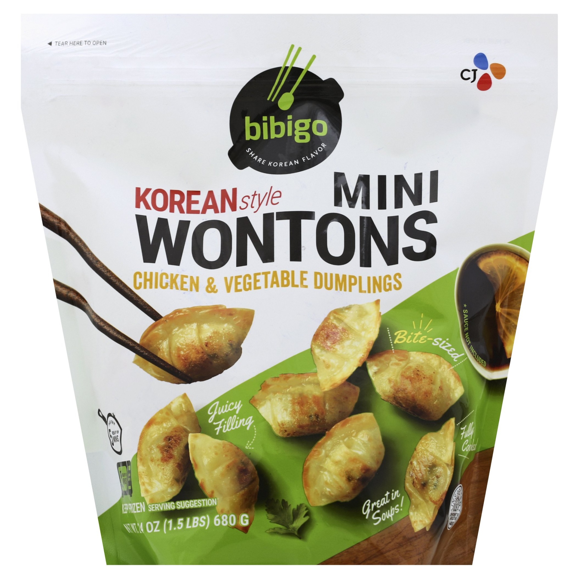 Bibigo Mini Wontons Chicken And Vegetable 24 Oz Shipt