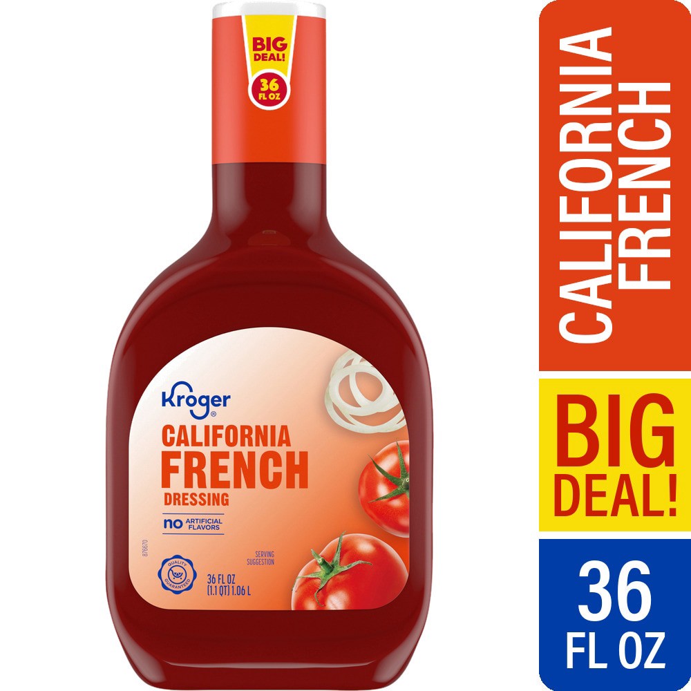 slide 1 of 6, Kroger California French Style Dressing, 36 fl oz
