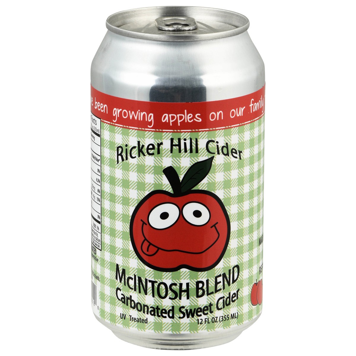 slide 5 of 13, Ricker Hill Cider Carbonated McIntosh Blend Sweet Cider 12 fl oz, 12 fl oz