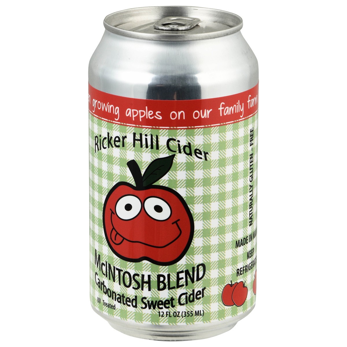 slide 3 of 13, Ricker Hill Cider Carbonated McIntosh Blend Sweet Cider 12 fl oz, 12 fl oz