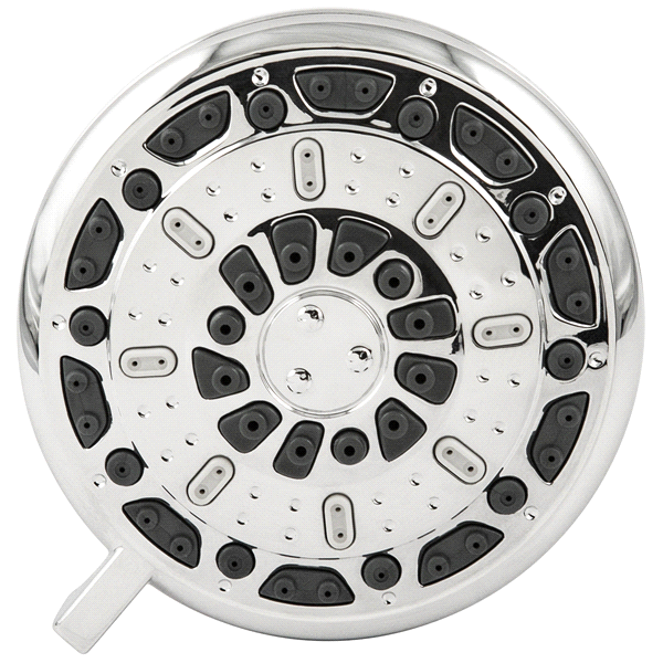 slide 1 of 1, Waxman Serene 3 Position Chrome Fixed Shower Head., 1 ct