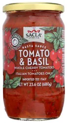 Salclá Sacla Italia Whole Cherry Tomatoes & Basil Pasta Sause