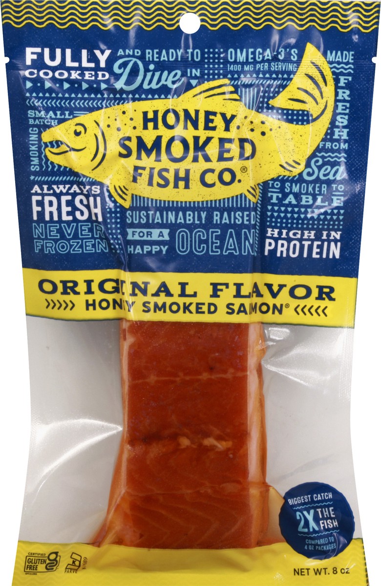 slide 6 of 9, Honey Smoked Fish Co Honey Smoked Original Salmon 8 oz, 8 oz