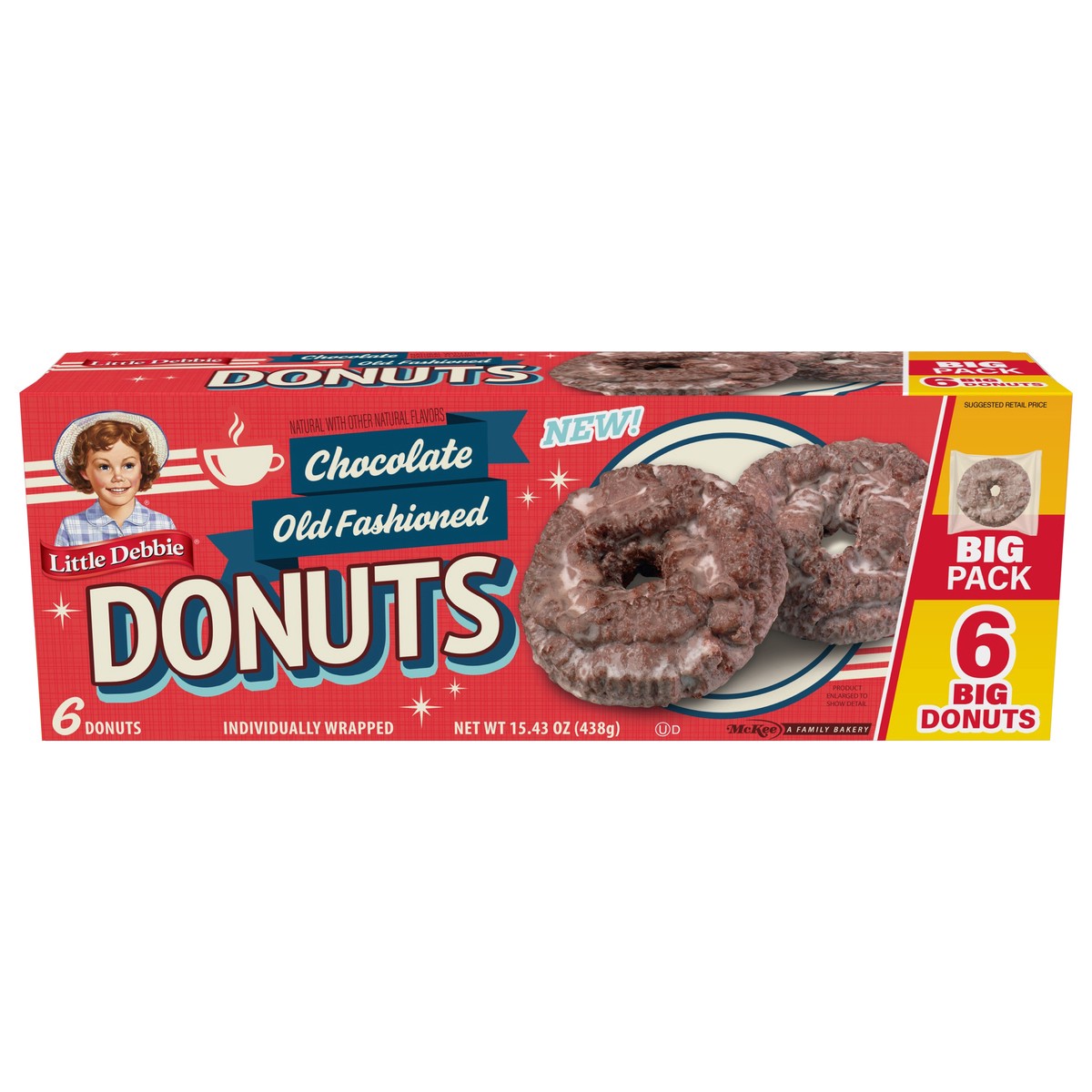 slide 1 of 14, Ltl Deb Bp Choc O/f Donuts, 15.43 oz
