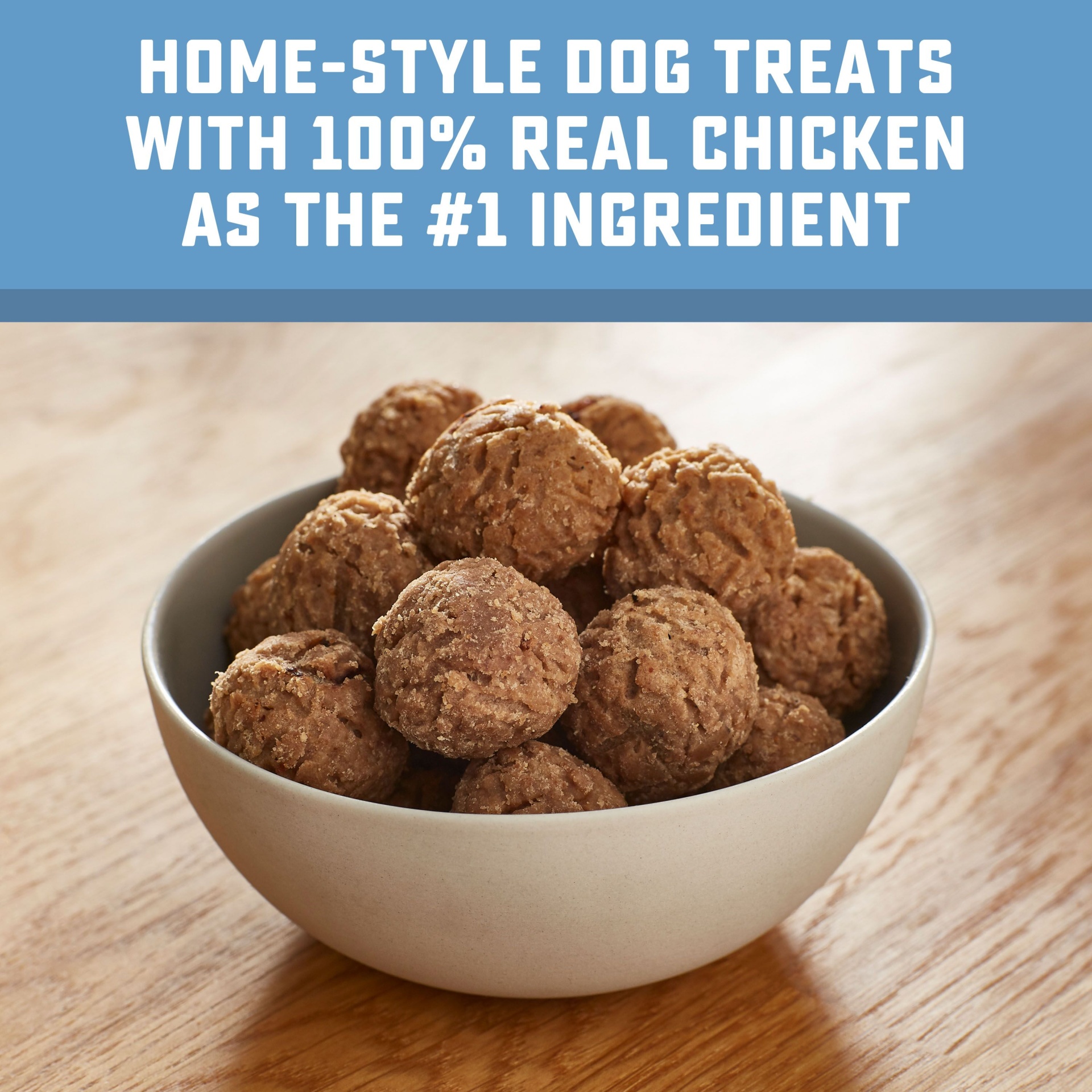slide 6 of 7, Milo's Kitchen Home-Style Dog Treats Chicken Meatballs, 18 oz