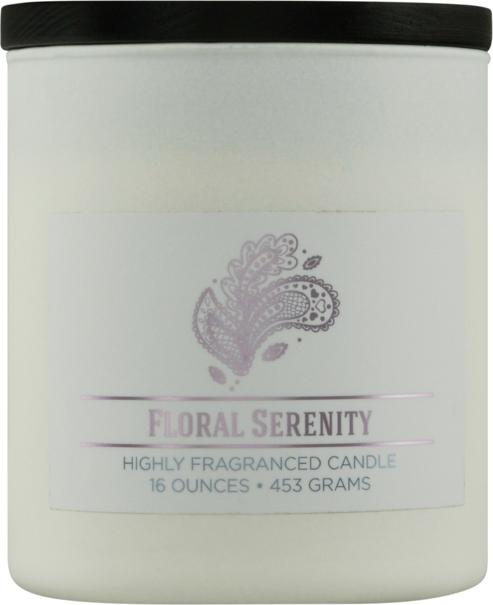 slide 8 of 10, MVP Group Floral Serenity Candle 1 ea, 1 ct