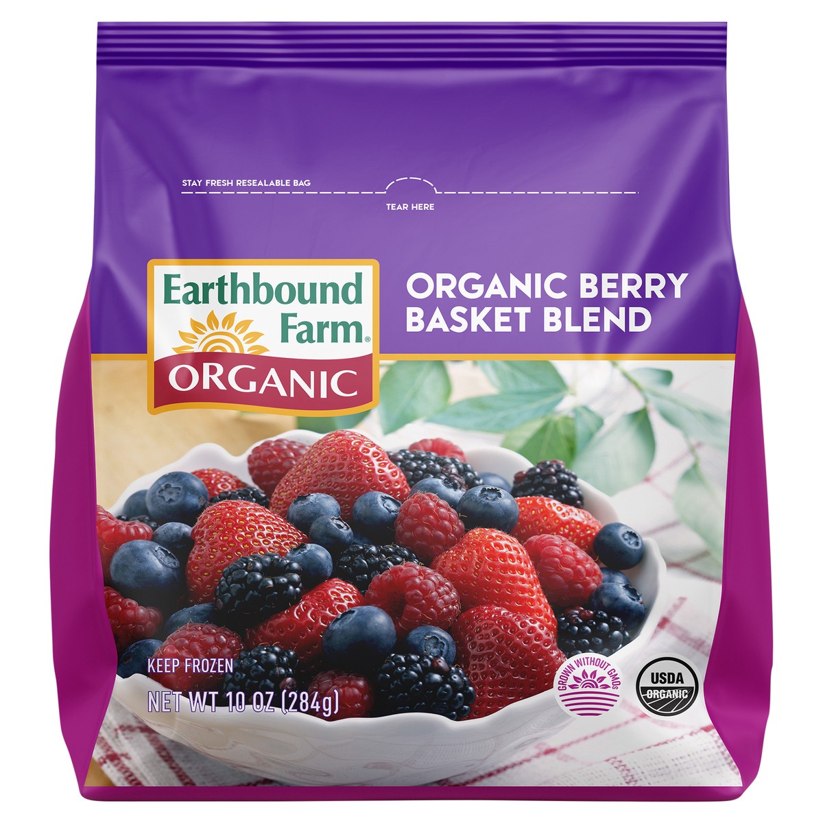 slide 1 of 1, Earthbound Farms Organic Berry Basket Blend, 10 oz